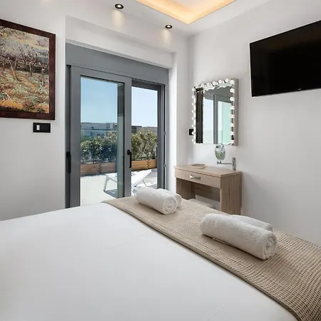 Rhodes Skyline With Out Door Jacuzzi Sea View Apartmán